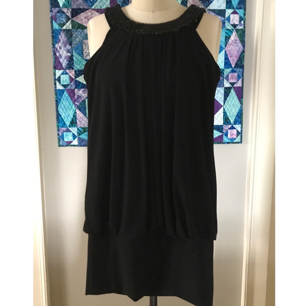 NWT Little Black Dress w/ Sequined Collar